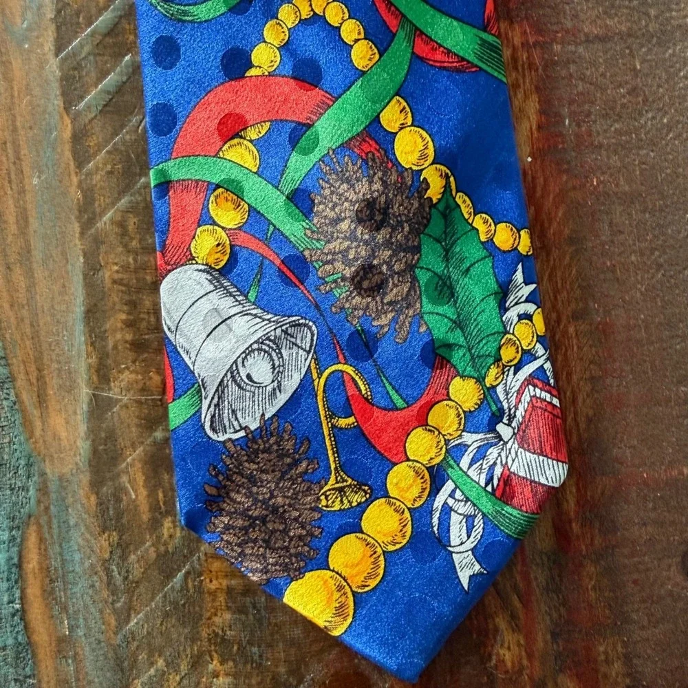 Keith‎ Daniels Ties In Disguise Men's Christmas Novelty Tie 100% Silk 57